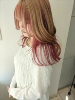 ゼル ビッグアイ(ZELE)&nbsp;インナーカラーピンク