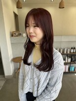 ヴィヴェンテ(VIVENTE.)&nbsp;ブリーチなし！  cherry red