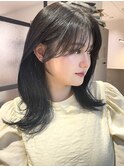顔まわりレイヤーフェイスレイヤー前髪
