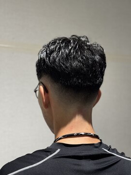 ヒロギンザ 大阪本店(HIRO GINZA) 七三フェード