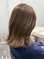 エルヘアメゾン(el. hair maison) 赤味消しワンカラー透明感グレージュカラー