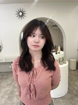 デビュー ヘアーメイク&nbsp;くびれヘア/アプリコットオレンジ/夏のヘアアレンジ/宜野湾