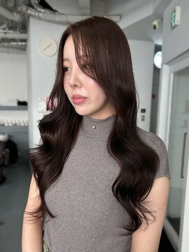 こっくりブラウン/ライトニングダブルカラー