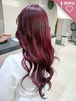 ピークアブー ワン(PEEK-A-BOO ONE)&nbsp;◎ボルドーカラー◎赤髪ロングヘア