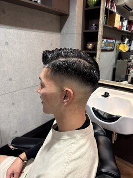 グロウヘアワークス(grow hair works) サイドパート