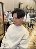 ☆ニュアンスパーマ×センターパート☆