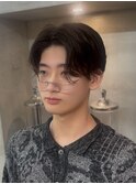men's/メンズ波巻きパーマ/軽めマッシュ/フェザーカット/