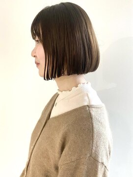 セルカ 高田馬場(CERCA) 柔らかベージュと艶ボブ【高田馬場/新宿】