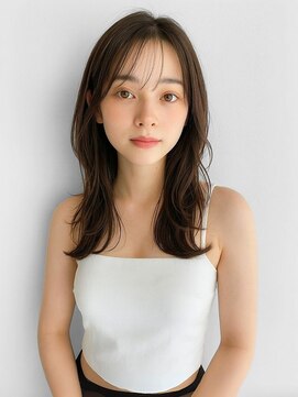 ユニバイリサ 天神大名店(uni by risa) レイヤーカット ウルフレイヤー シースルーバンク 顔周りカット