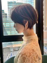 ロンドグロワール 大宮(Lond Gloire) 丸みショートボブ/レイヤー/20代30代40代50代/顔周りカット