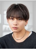 シースルーラウンドマッシュニュアンスパーマ韓国マッシュ