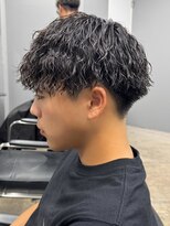 エルマーク 本山(L-MARK)&nbsp;波巻きツイスパ/サーフカール/メンズ/men's/フェザーパーマ/眉毛
