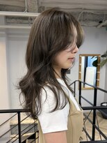 ヌープヘアーアイス(NUUP.hair ici)&nbsp;♪ 透明感抜群オリーブベージュ/レイヤーカット