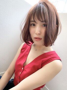 マリアバイアフロート(Maria by AFLOAT) 【アフロート添田】大人かわいいニュアンスボブ 小顔前下がり