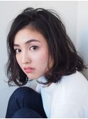ラフなのにツヤ髪フランジウェーブ