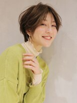 アルバム 渋谷パルコ(ALBUM)&nbsp;ニュアンスショート_スリークボブ厚めバングローライト_26905