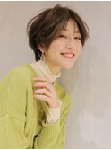 ニュアンスショート_スリークボブ厚めバングローライト_26905