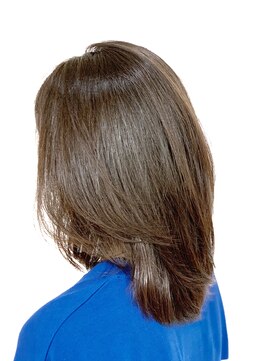 クオリス 上板橋店(QUALIS) ミディアムウルフ/ツヤ髪/ココアブラウン/チョコレートブラウン