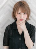 【ROMA】女性らしいショートヘア/ゆるふわ耳かけショートボブ