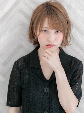 ローマ ギンザ(ROMA Ginza) 【ROMA】女性らしいショートヘア/ゆるふわ耳かけショートボブ