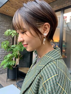 ジアン テラス(GIEN TERRASSE) #フェイスフレーミング　#ショート　#イルミナカラー