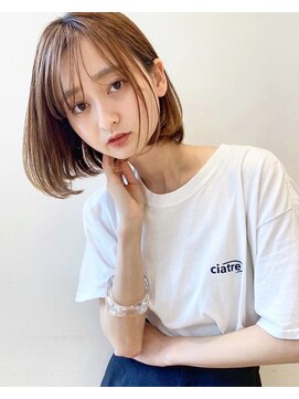 ケーツー あべのキューズモ－ル店(K-two) [K-two]シアカラー ナチュラルストレート 小顔[天王寺/阿倍野]