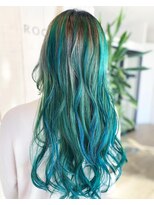 ロッコ 深谷店(ROCCO)&nbsp;＃ハイライト＃ホイルワーク＃エメナルドグリーンカラー＃N.