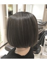 マニッシュ(mannish) ボブのハイライトカラー