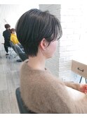 お客様stlye☆センターパートのショートスタイル