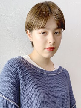 アイティー バイ アルバム 中野店(IT by ALBUM) ナチュラルショート_エアリーミディショートパーマ_28293