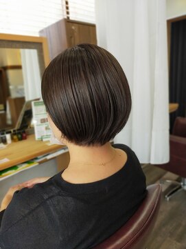 キュウヘアー(KYUU HAIR) 丸みショートボブ