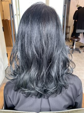 ヘアスタジオニコ(hair studio nico...) navy blue
