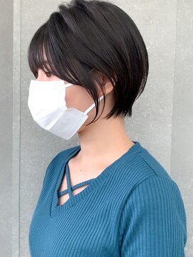 ロンド 表参道店(Lond) Lond表参道【伊杏】小顔ショート 前下がりショートボブ