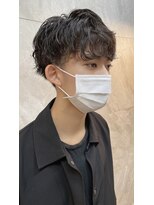 ドゥマン(Demain)&nbsp;爽やかメンズ☆無造作ツーブロックマッシュナチュラル黒髪