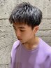 【メンズ】カット+ヘッドスパ￥6820[メンズカット#センターパート#フェード]