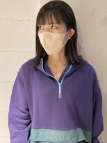 コフィー バイ メルト 吉祥寺(cofy by melt)&nbsp;【中澤彩乃】ラベンダーブラウンチョコレートカラー前髪鎖骨ロブ