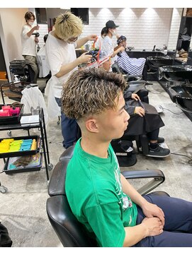 ボルド(MEN'S HAIR SALON BORDO) フェード×ブリーチパーマ