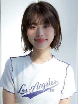 エインアンリー 表参道(AIN.ANLY.) 前髪なし外はねボブ20代30代40代【AIN.表参道】川原大地