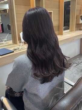 ヘア プロデュース キュオン(hair produce CUEON.) ロング×サイドバング×ラベンダー