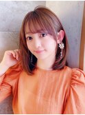 結べる長さのボブが仕事や学校で助かる！