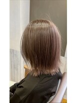 ビー オン ディー ヘア 池袋(BonD hair)&nbsp;ほんのりピンクブラウン【池袋/髪質改善/ハイライト】