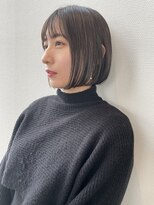 ハル ヘアスタジオ(haRu hair studio) 柔らかい質感のあご下ボブ