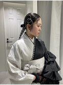 卒業式ヘアアレンジ/成人式ヘアアレンジ/セットアップ