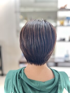 オルオル(OLUOLU) 艶髪ショート×白髪染め