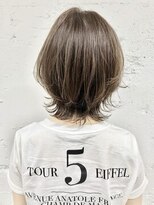 ダブルトーキョー シブヤ(W-TOKYO SHIBUYA)&nbsp;くびれボブウルフ×ハイライトボブウルフ　ウルフカット