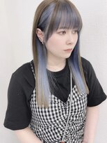 シー(shii..) 《shii../大黒》#ペールブルー#インナーカラー
