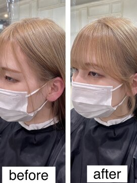 シェリー バイ フォルテ(SHERRY by FORTE) 前髪　顔まわりカット　イメチェン　似合わせカット