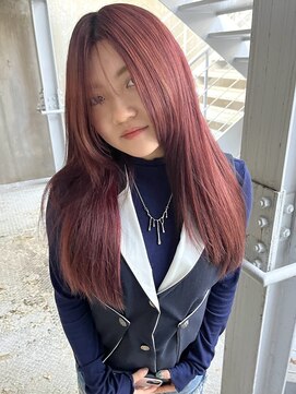 ジェスター(JESTER) 〈atsuno〉ベロアレッド【カラー/ブリーチ】