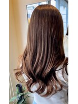 ダブル アンダーバー サロン(W_SALON) 【W_SALON 河原町】ショコラベージュ/透明化/透け感