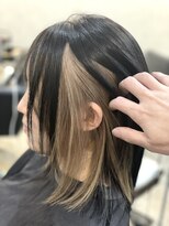 インテグリ オオタ(INTEGRI oota)&nbsp;【三村風斗】インナーカラー黒/ミルクティーベージュ